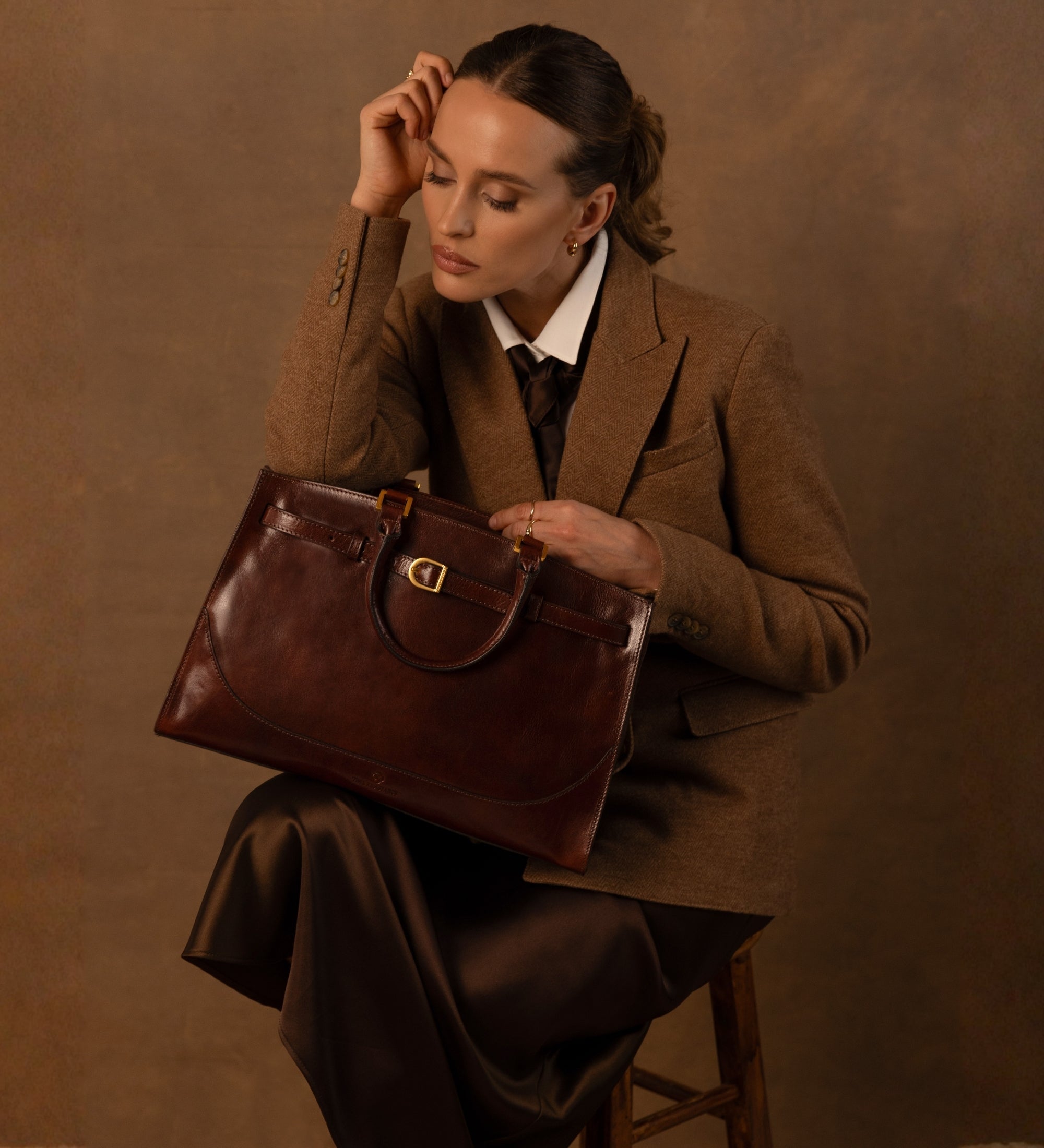 Womens Leather Handbag - Shirley