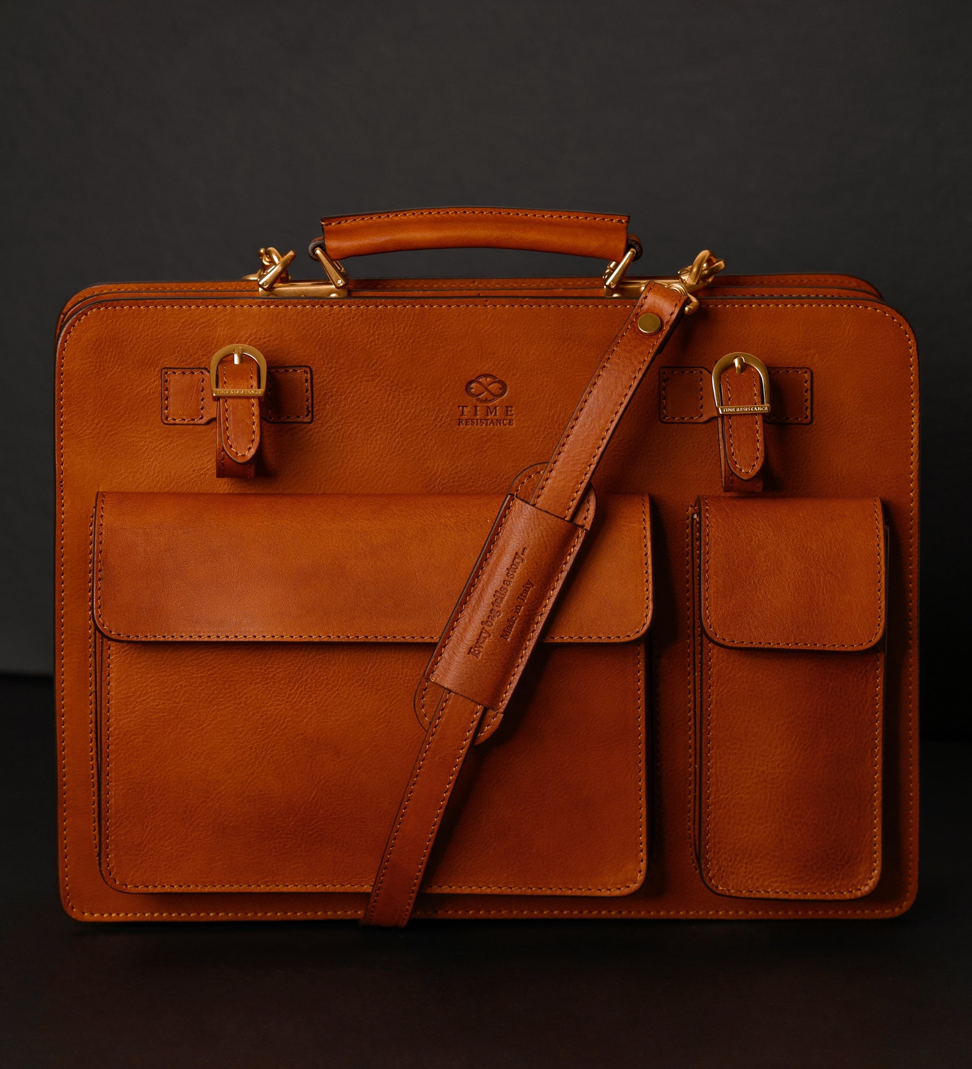 Leather Satchel Bag Briefcase - The Prophet