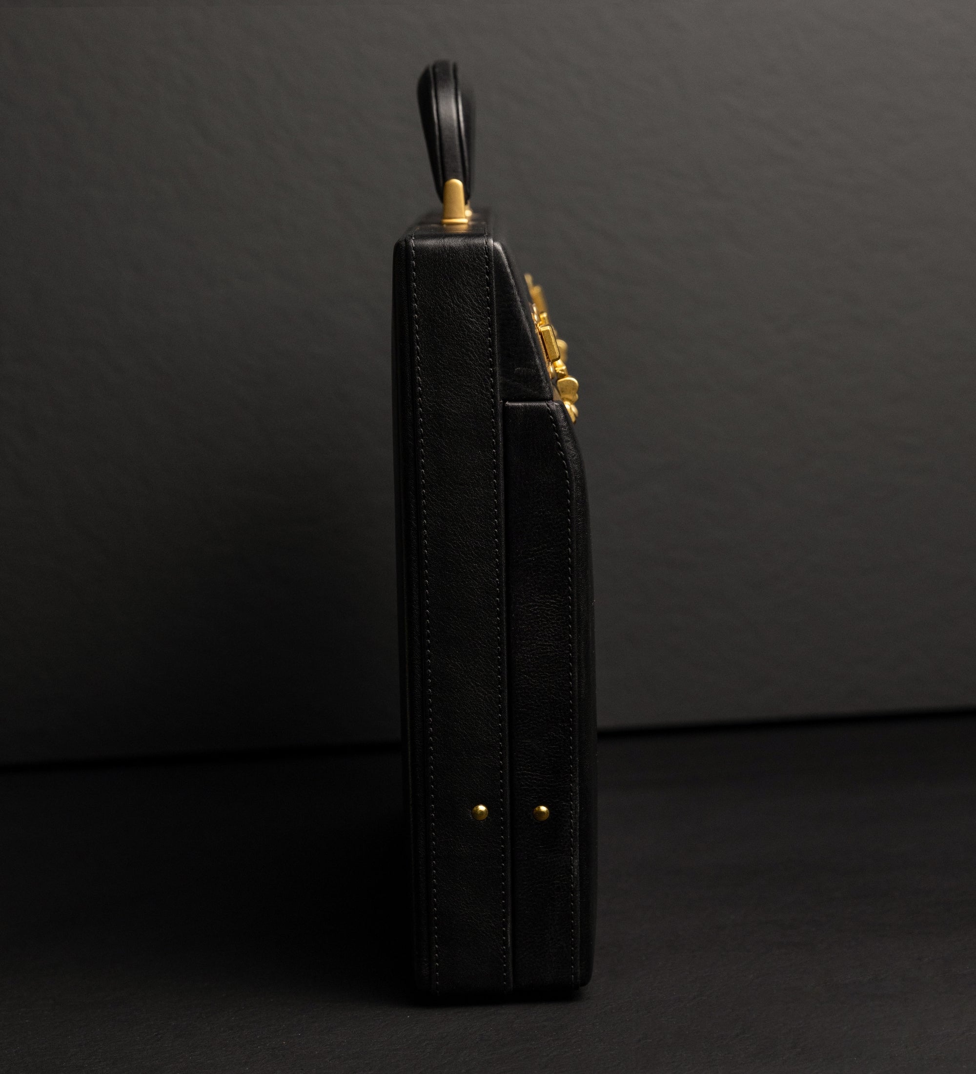 Women's Leather Attaché Case Briefcase - Vendetta