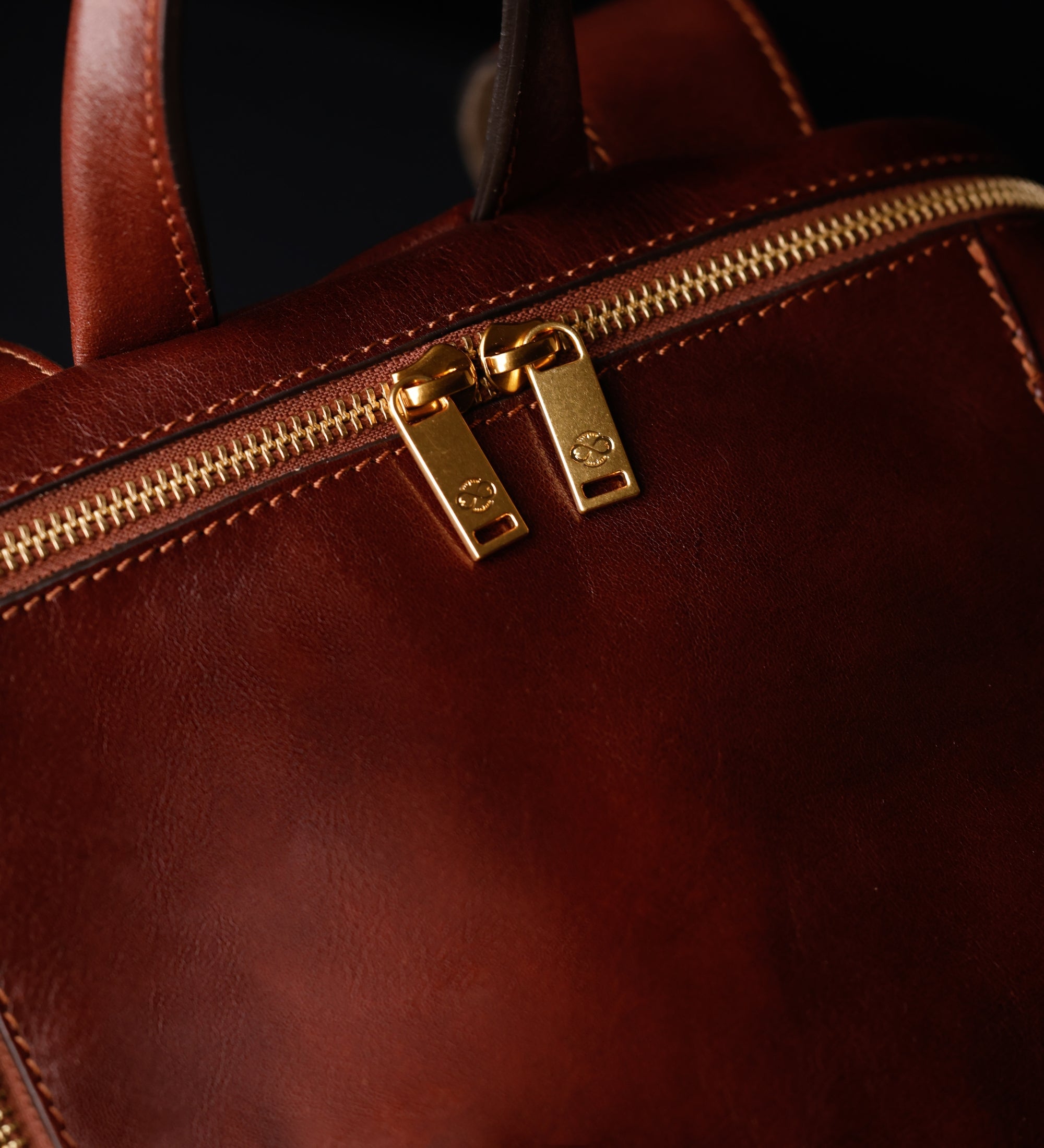 Leather Backpack - A Bend in the River