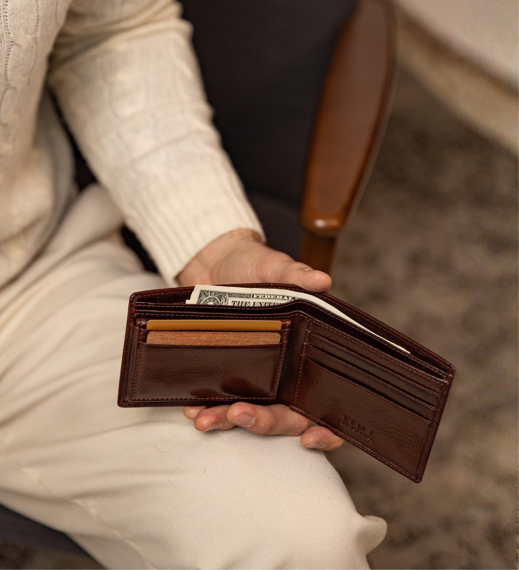 Leather Bifold Wallet - Poetic Justice