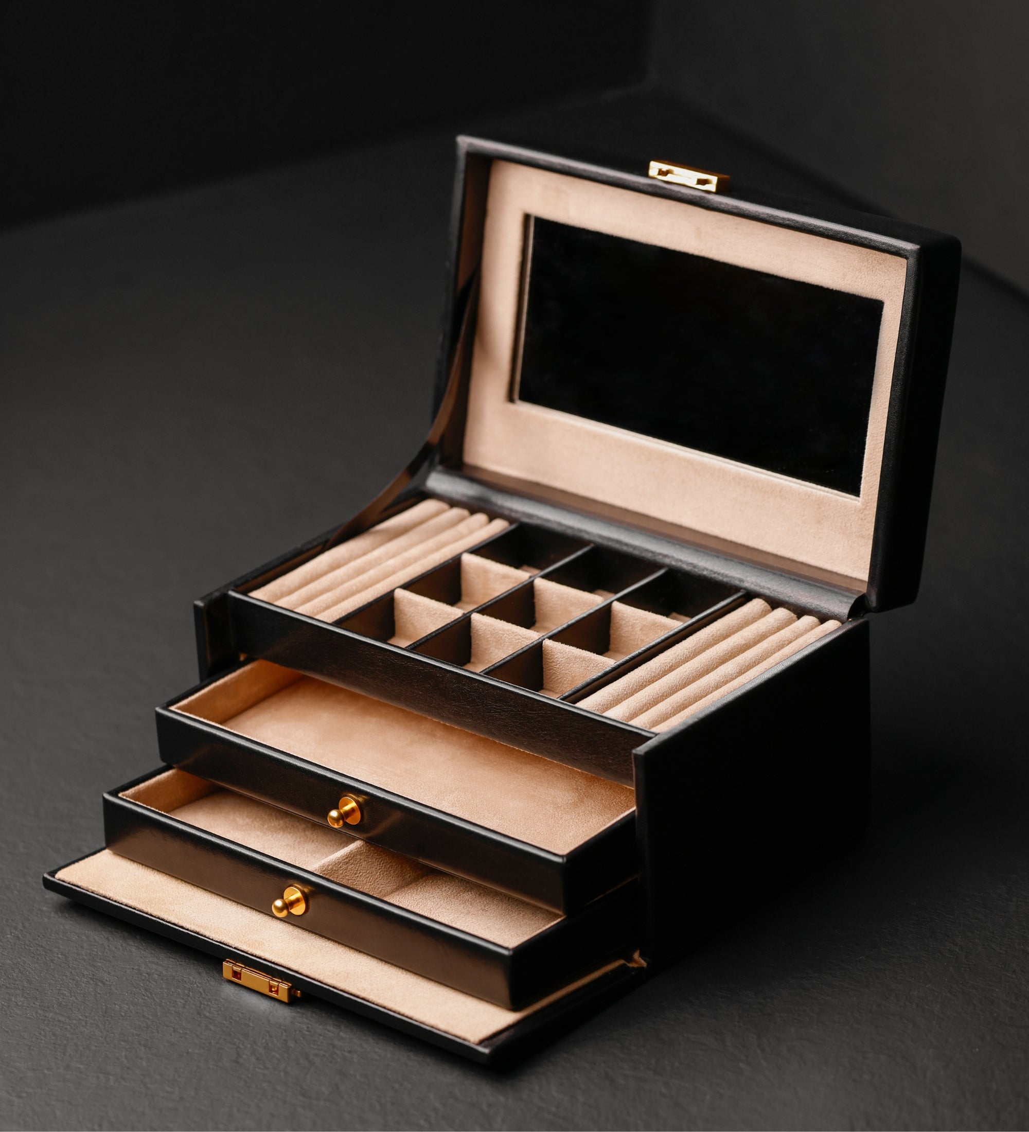 Leather Jewelry Box for Women - Beloved