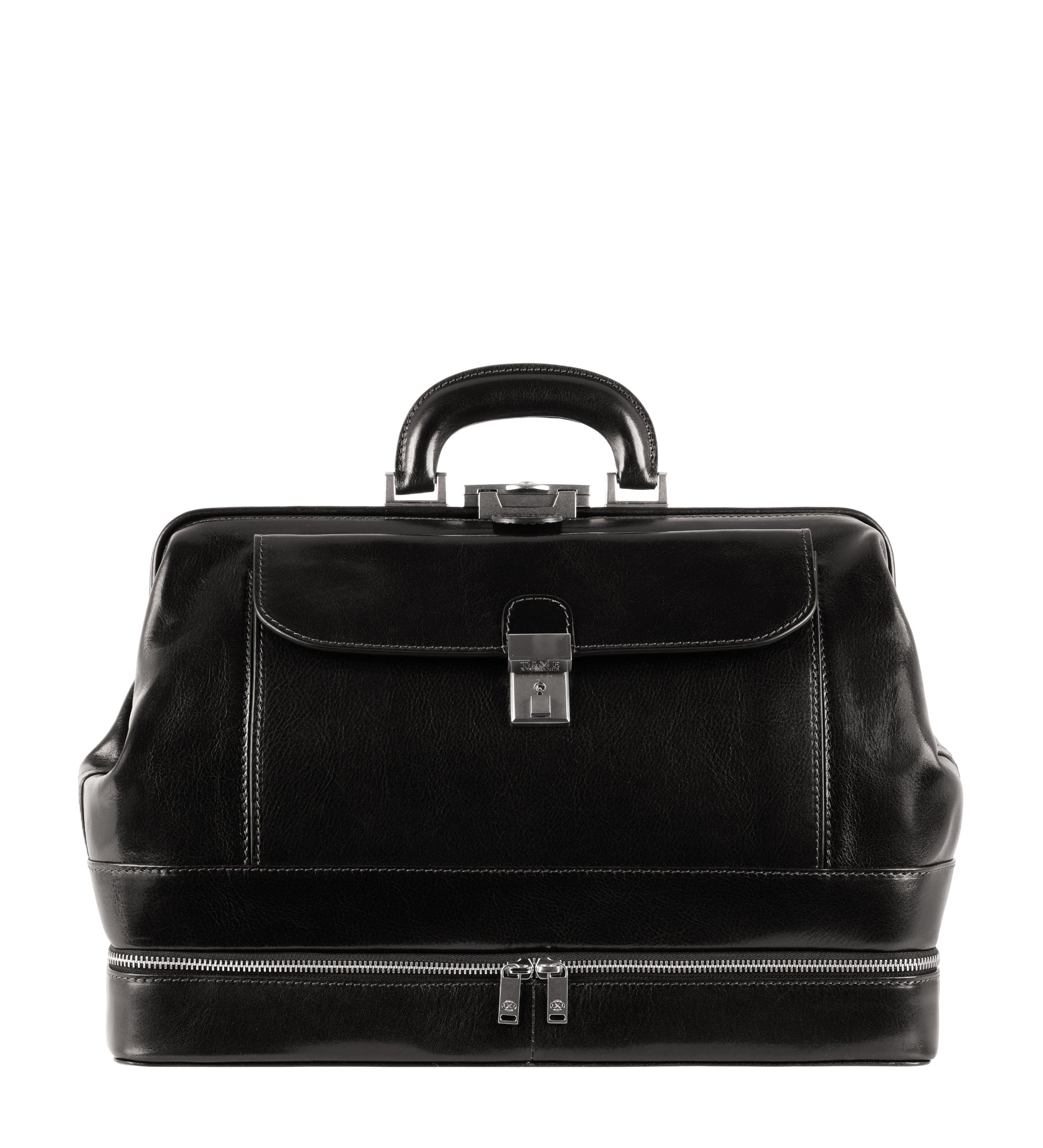 Large Italian Leather Doctor Bag - The Master and Margarita