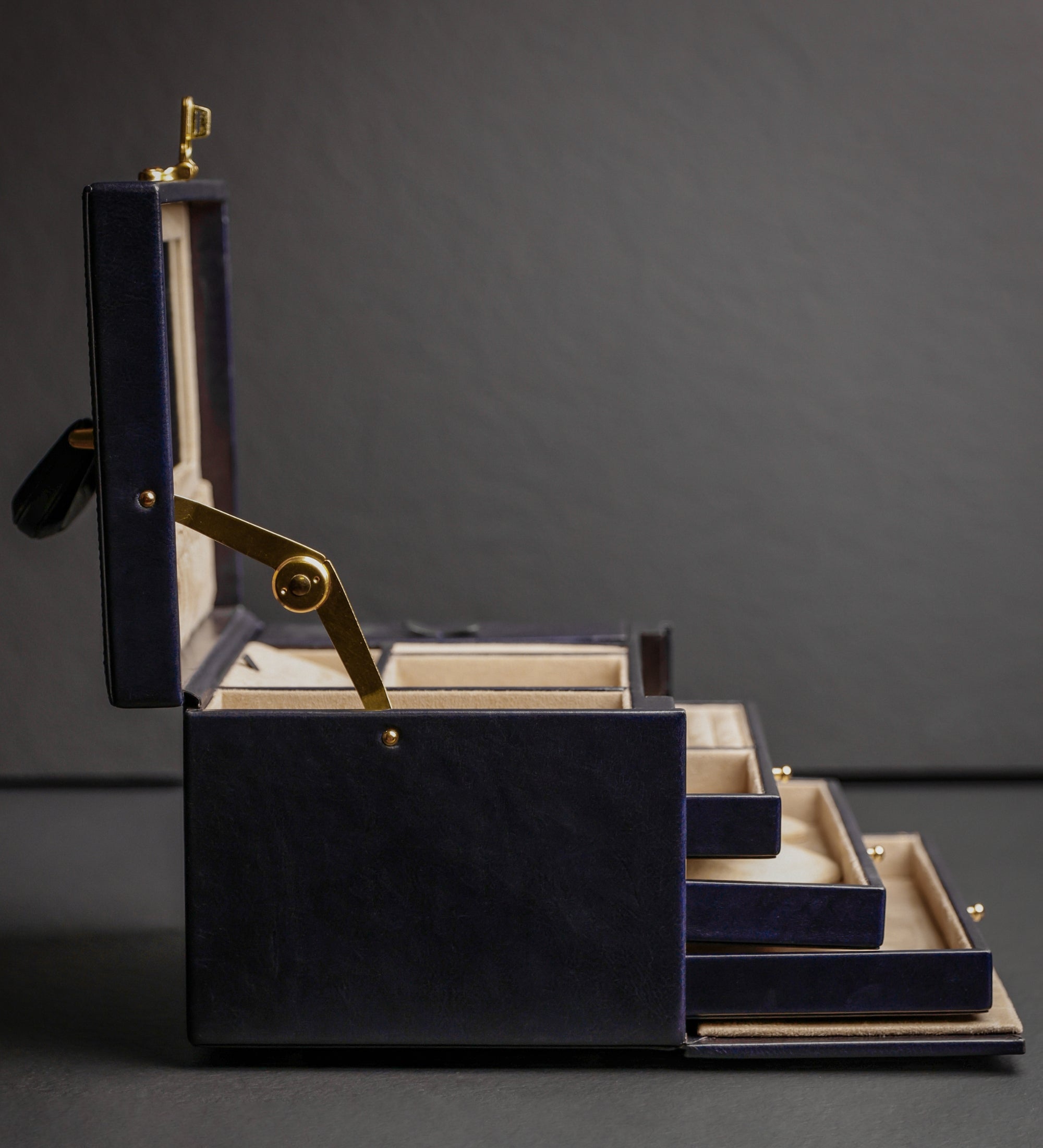 Large Leather Jewelry Box for Women - The Portrait of a Lady