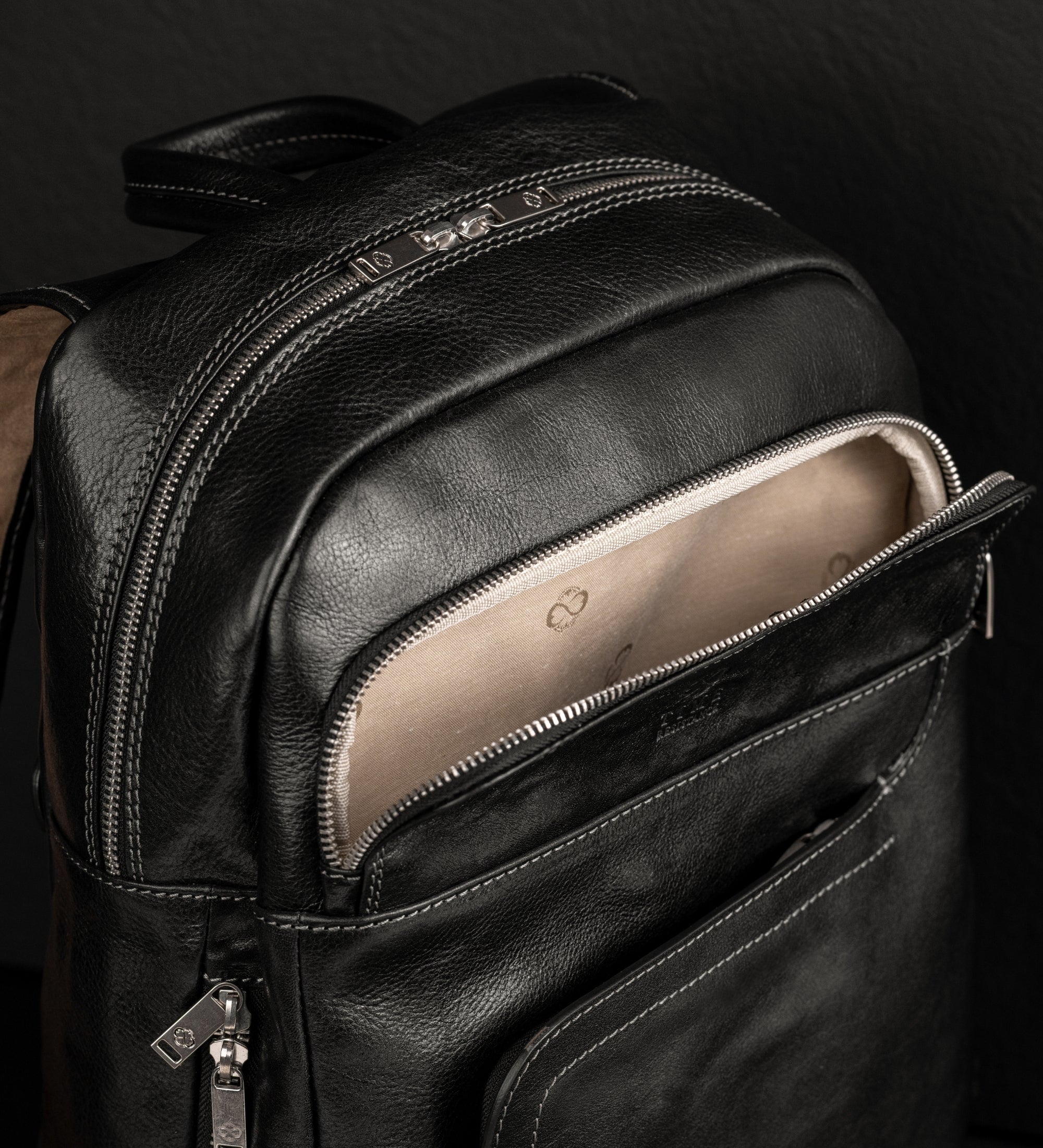 Large Leather Backpack - L.A. Confidential