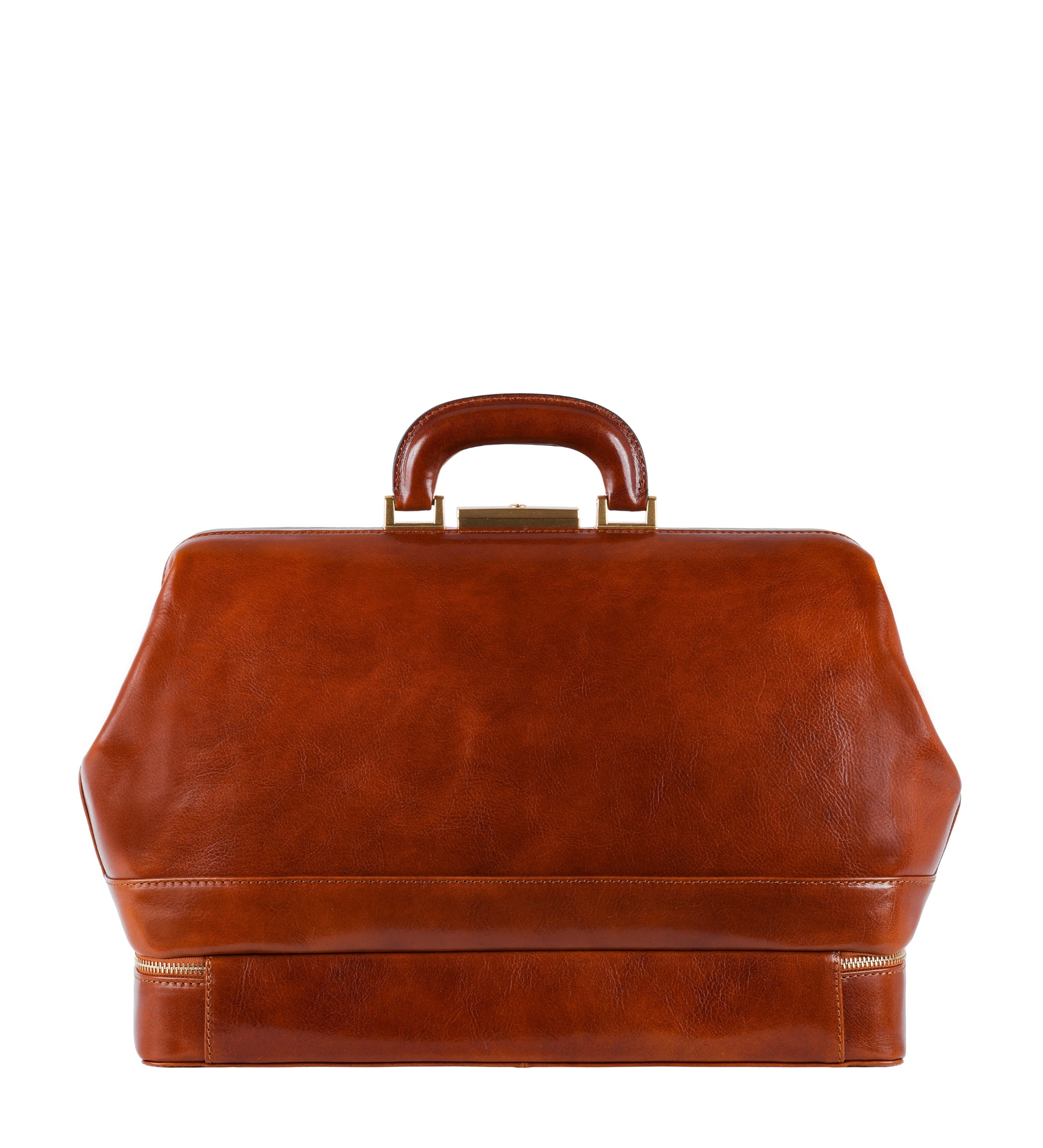 Large Italian Leather Doctor Bag - The Master and Margarita