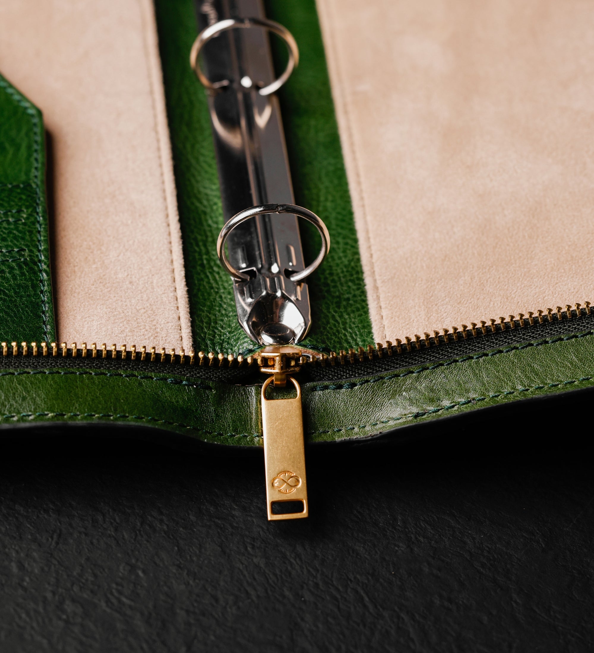 Leather Portfolio with Binder - Joy in the Morning