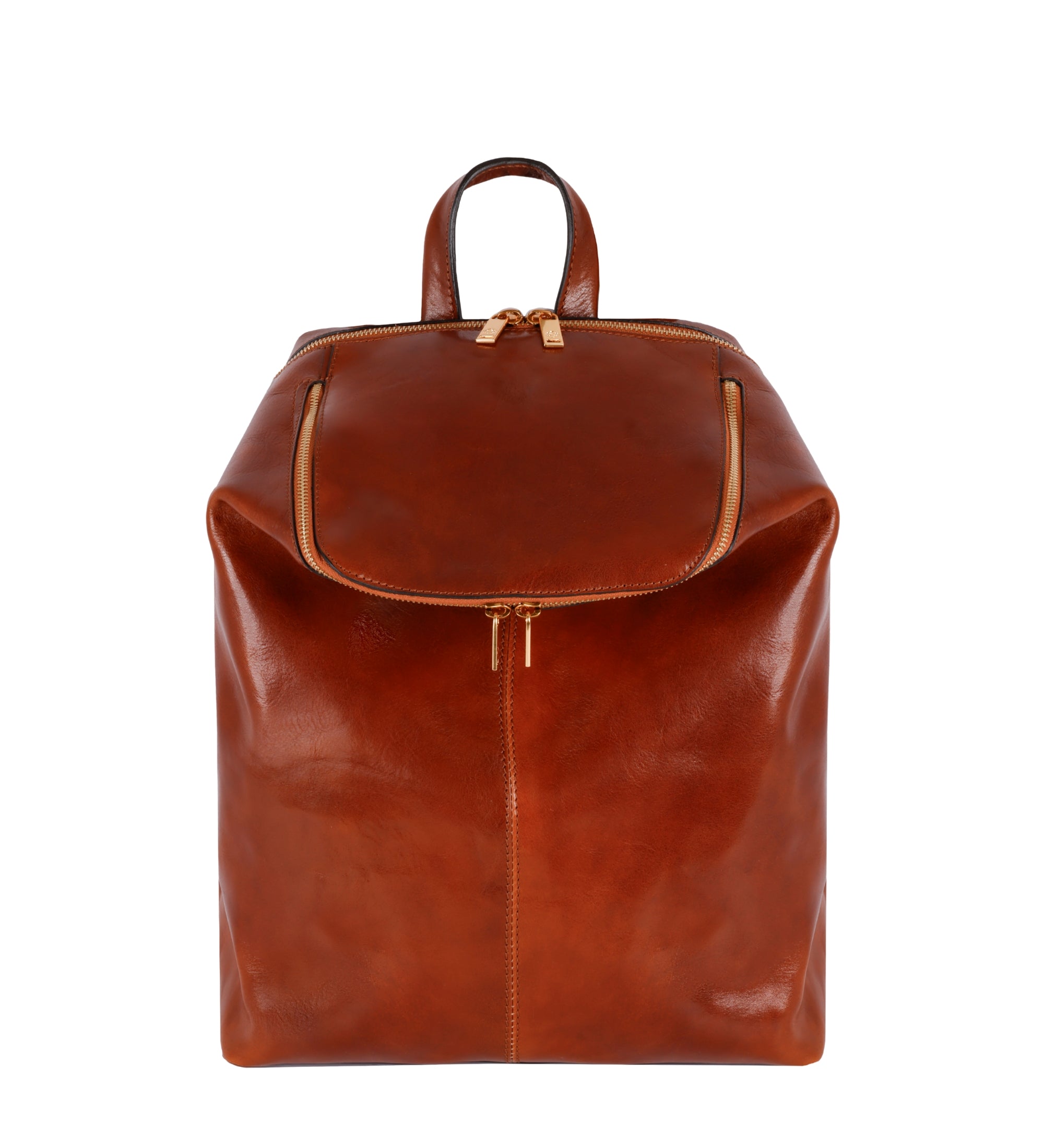 Leather Backpack - A Bend in the River