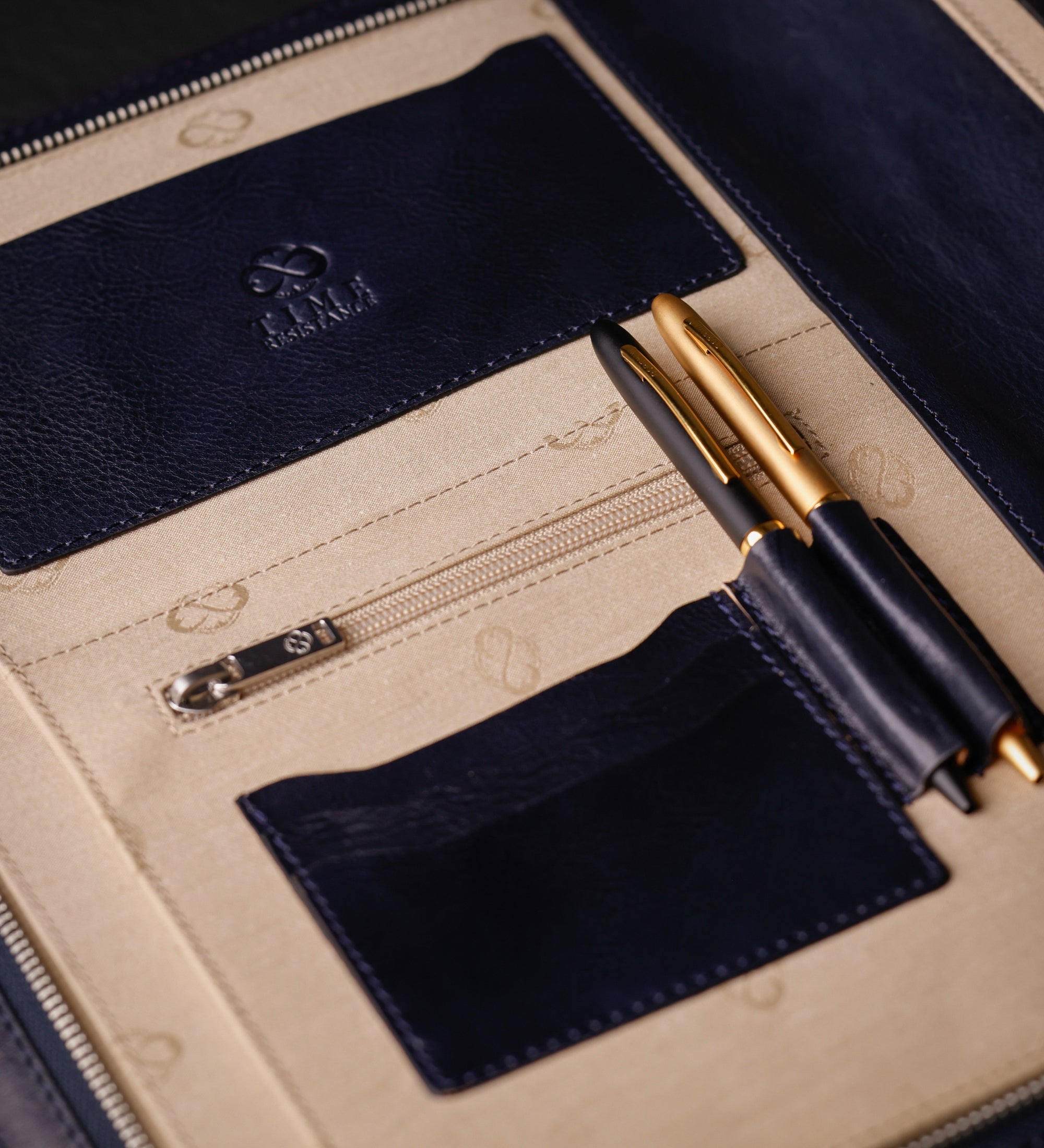 Leather A4 Documents Folder Organizer - Candide