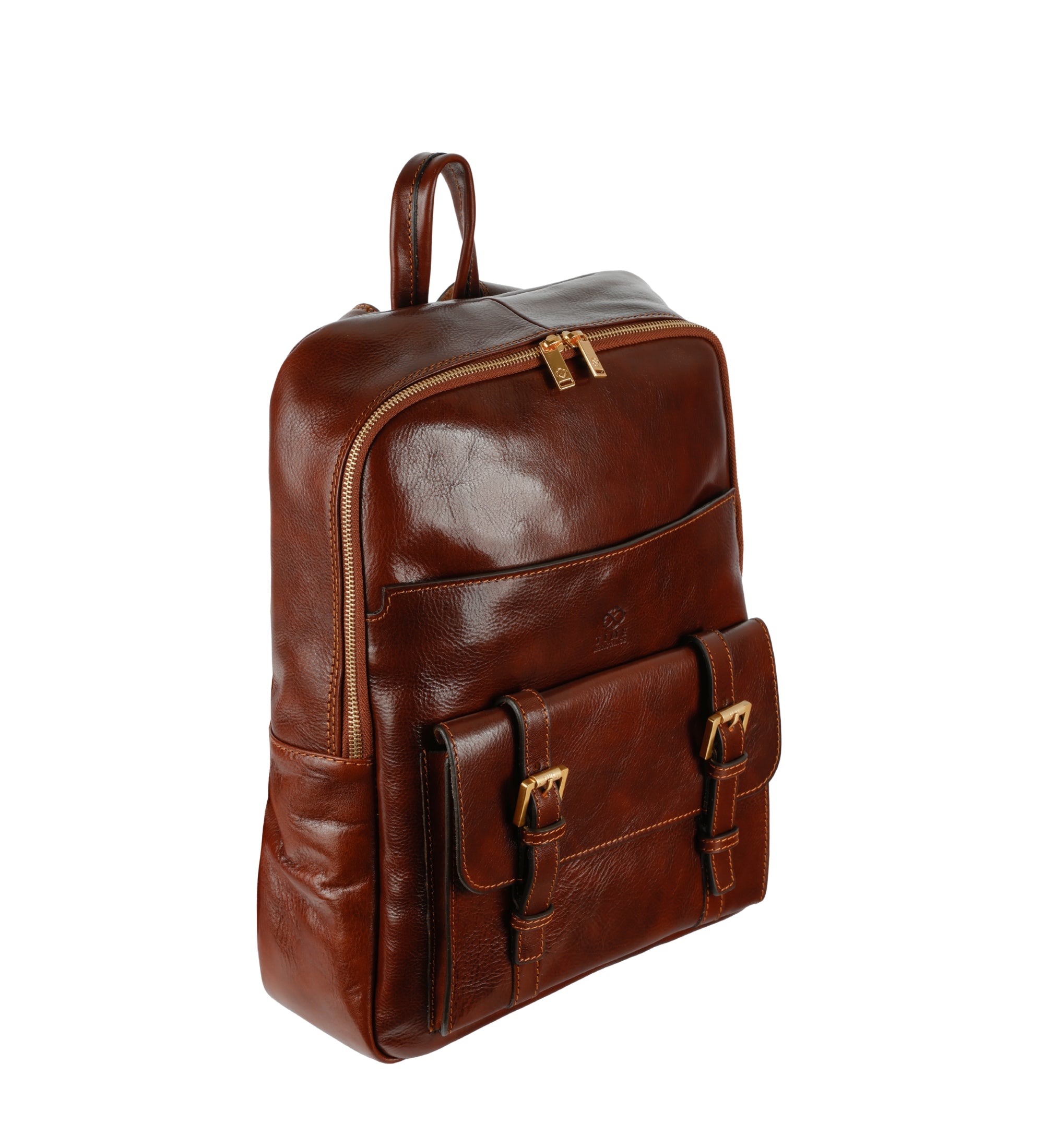 Womens Leather Backpack Travel Bag - The Divine Comedy