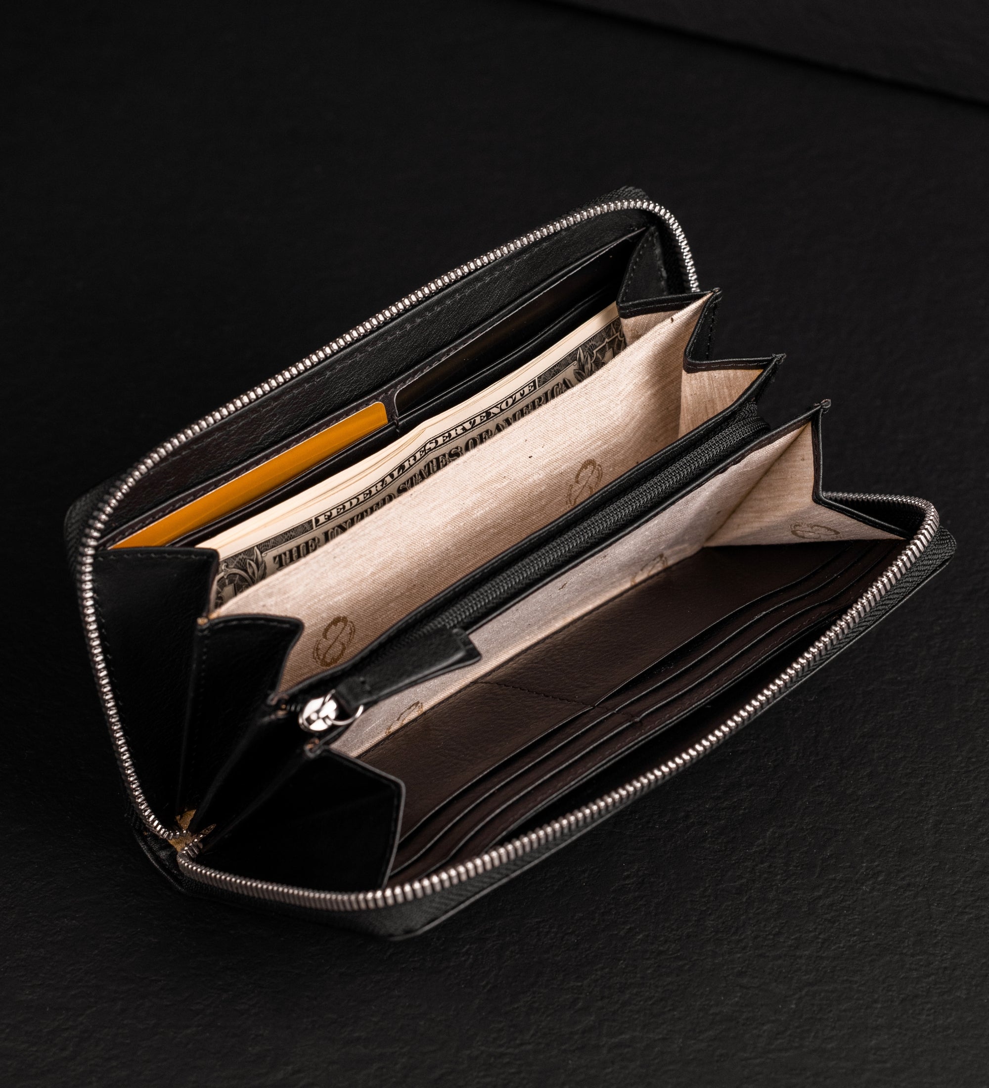 Women’s Leather Continental Wallet - Excellent Women