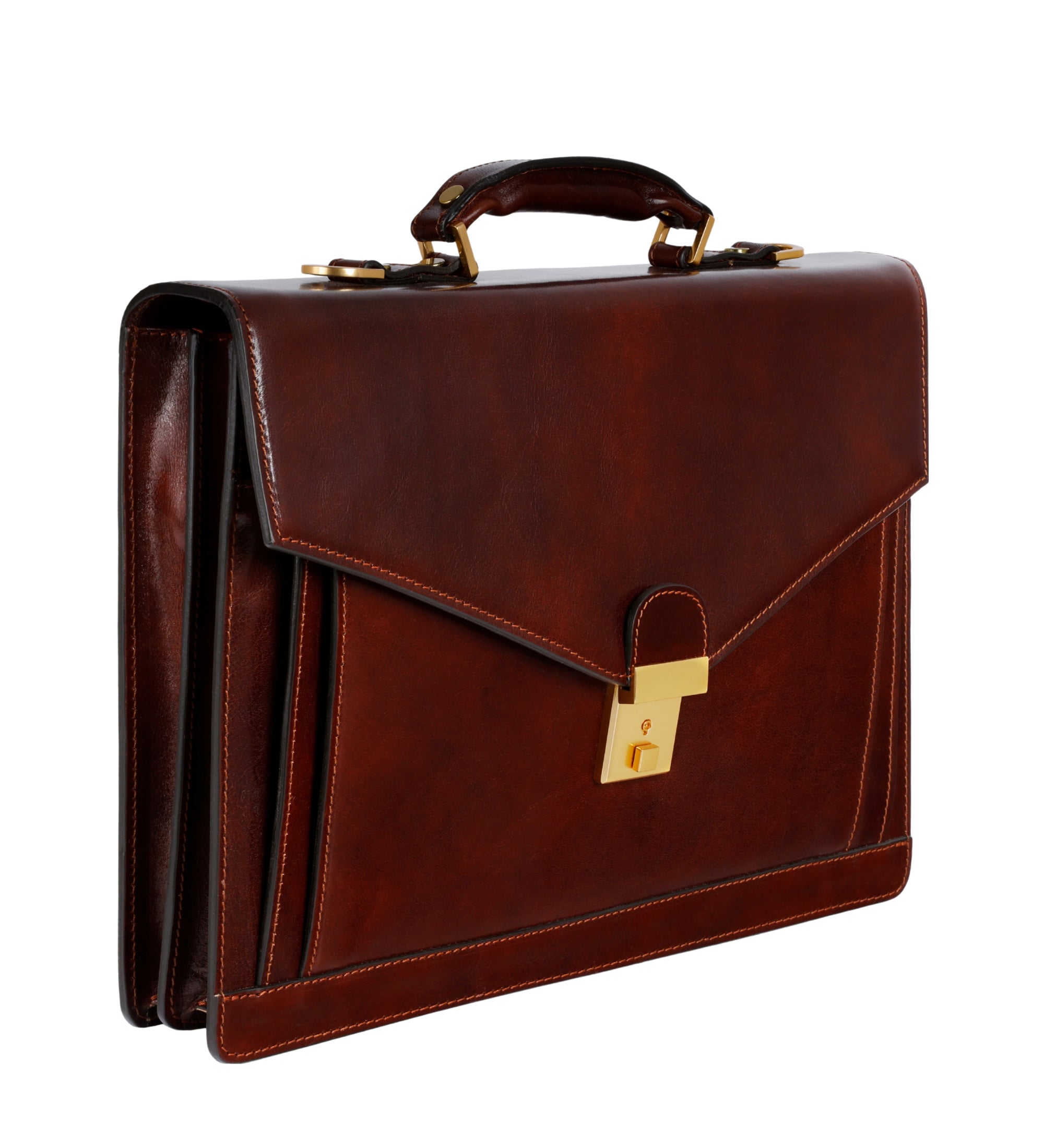 Classic Design Leather Briefcase - The Magus