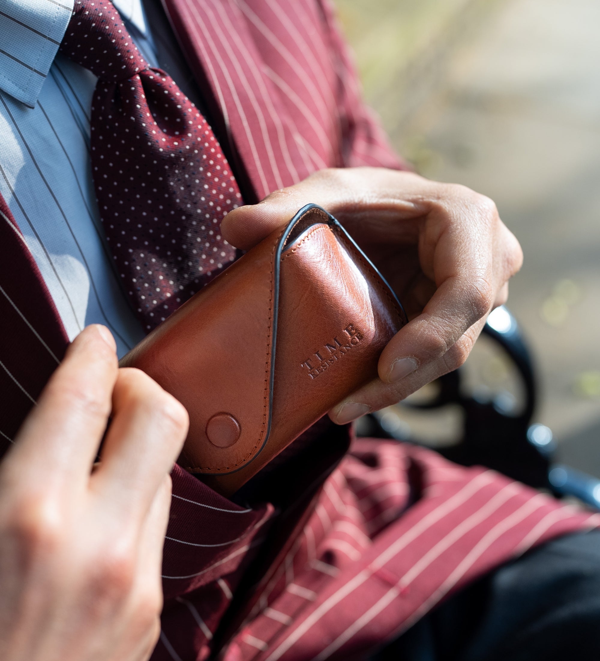 Leather Glasses Case - A High Wind In Jamaica