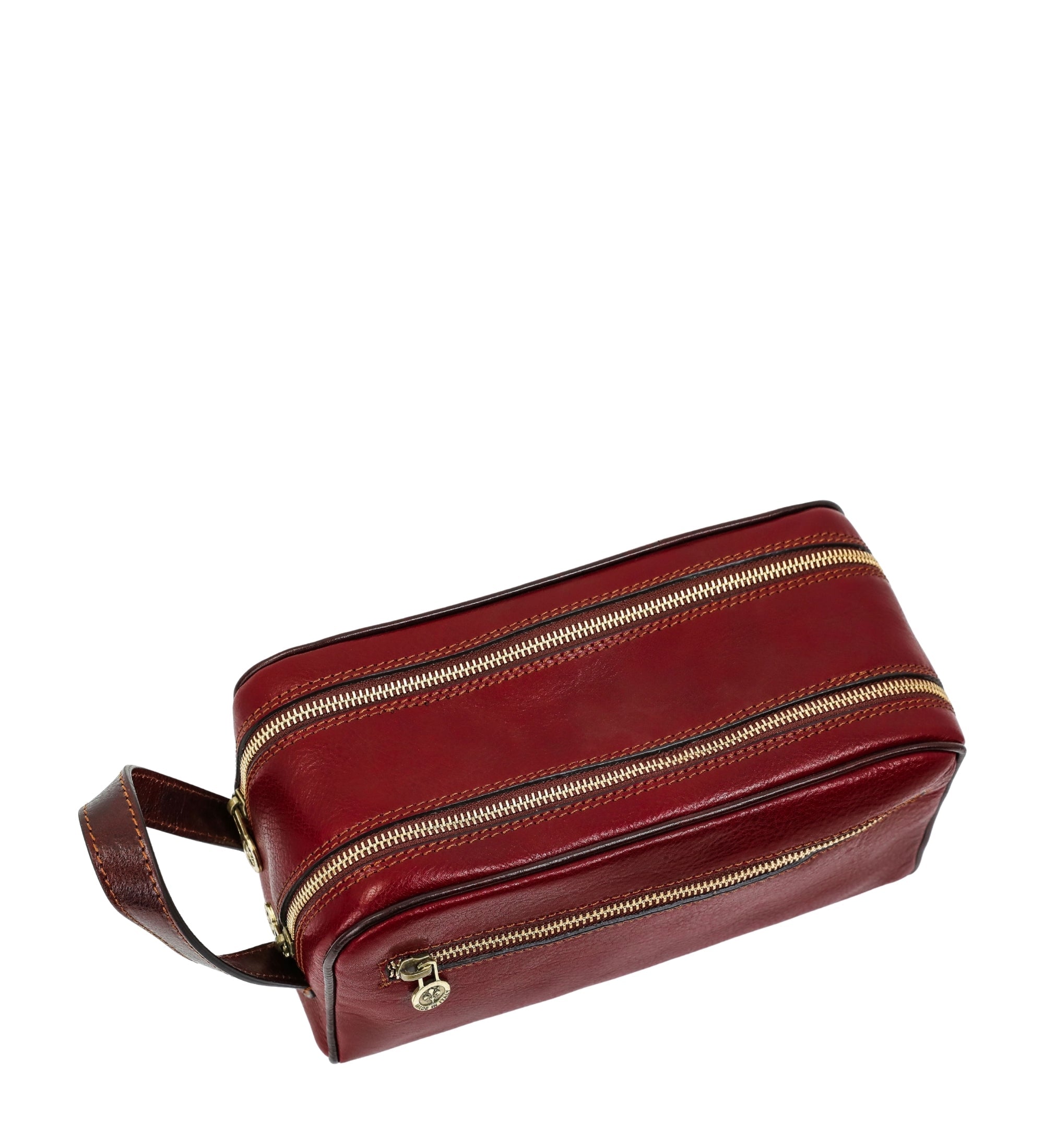Leather Cosmetic Bag Dopp Kit - All the Kings Men