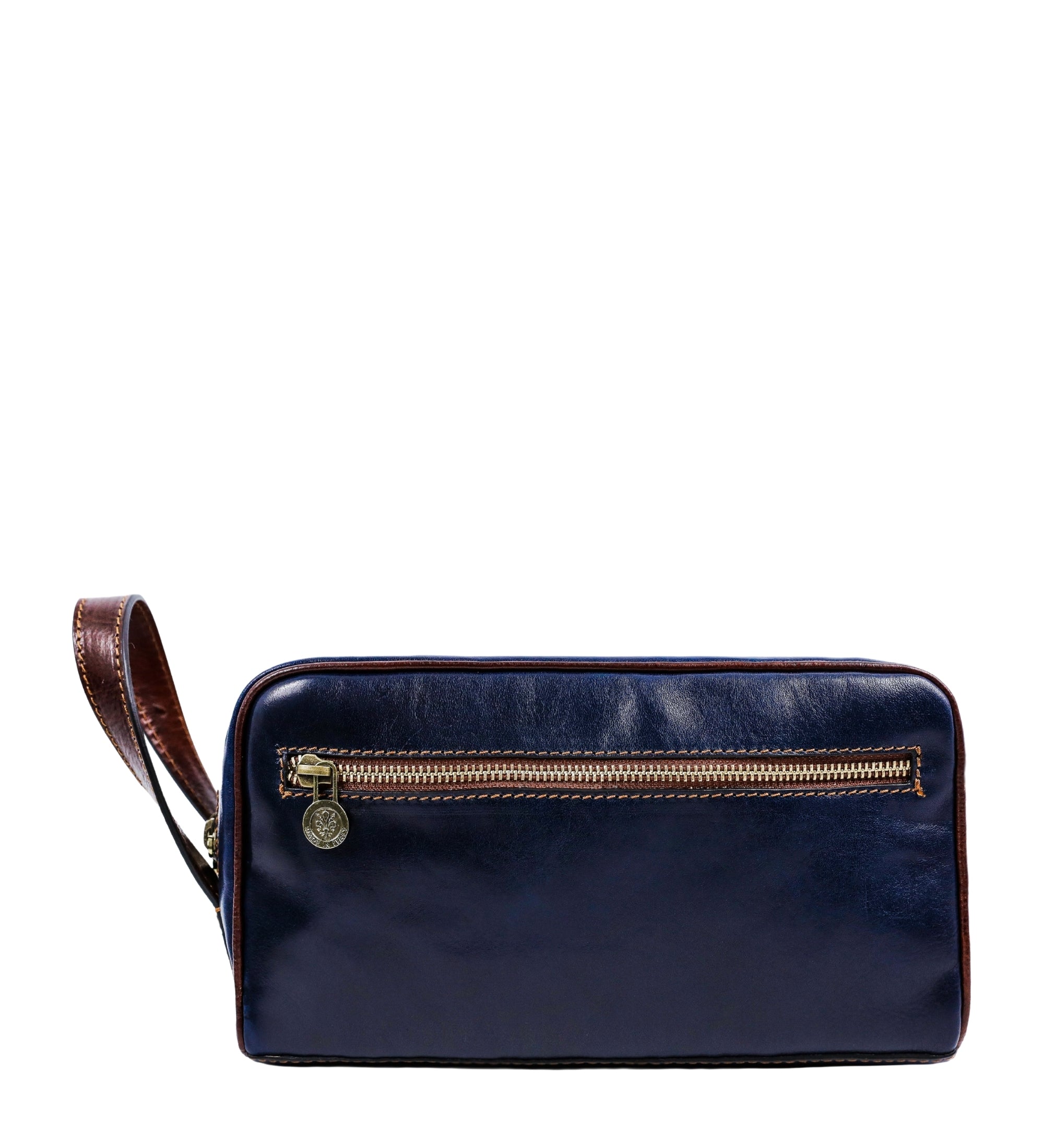 Leather Cosmetic Bag Dopp Kit - All the Kings Men