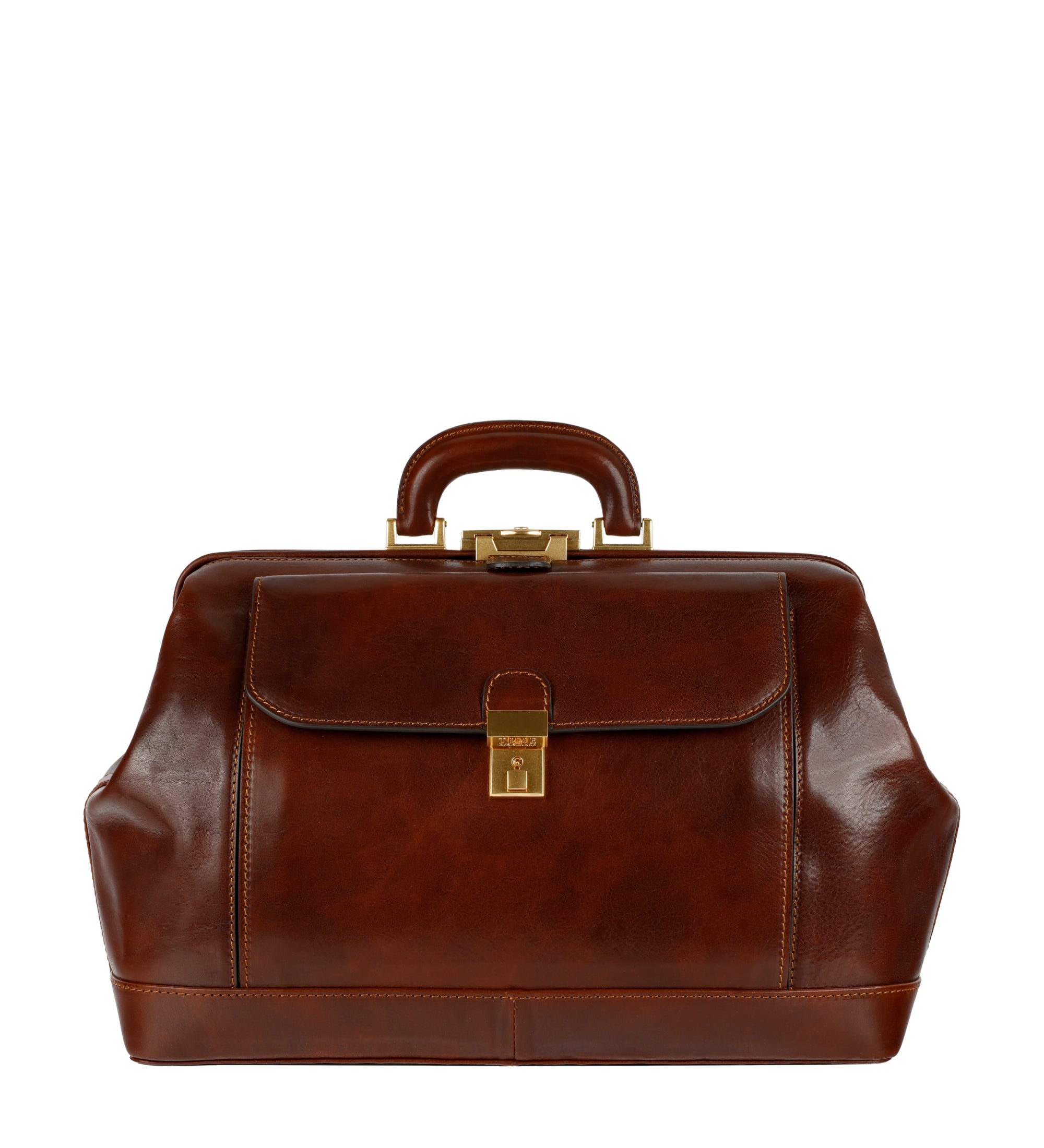 Large Italian Leather Doctor Bag - Hamlet