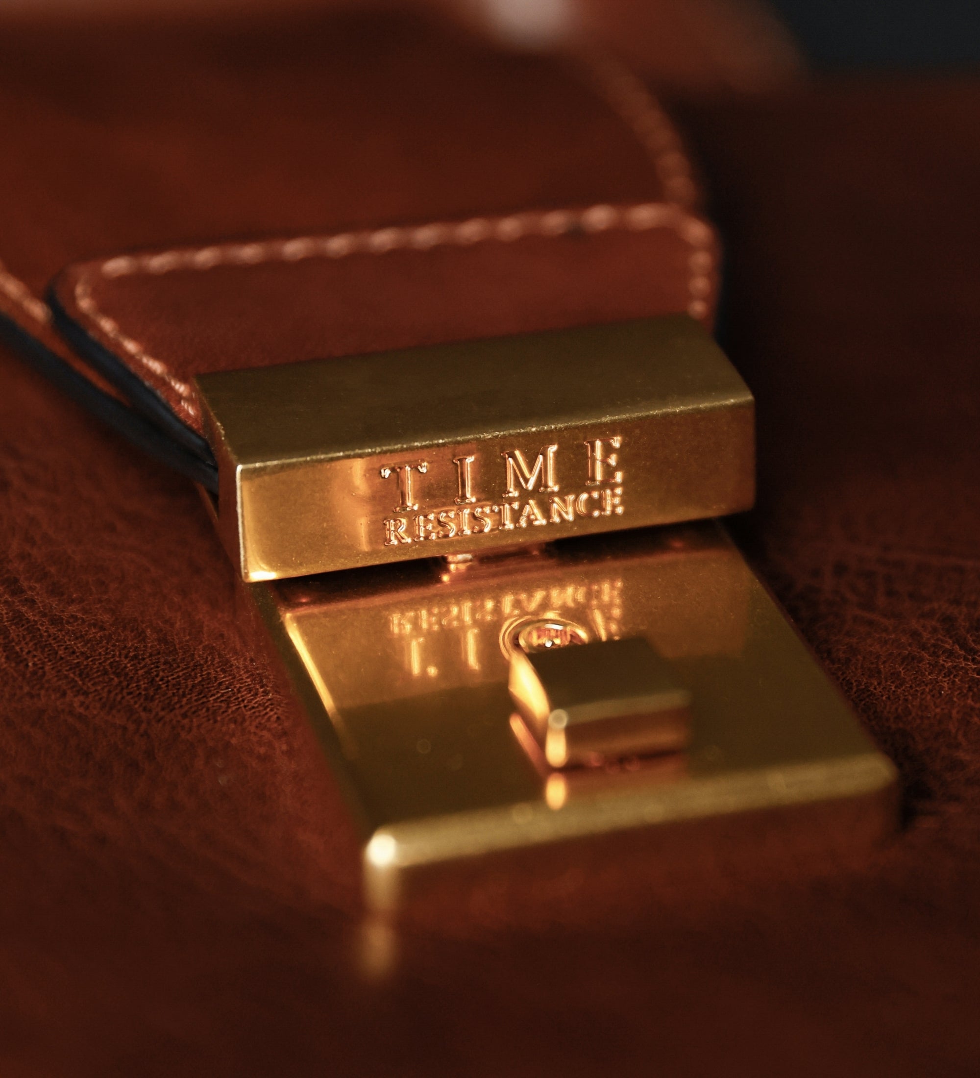 Leather Backpack - A Brief Story of Time