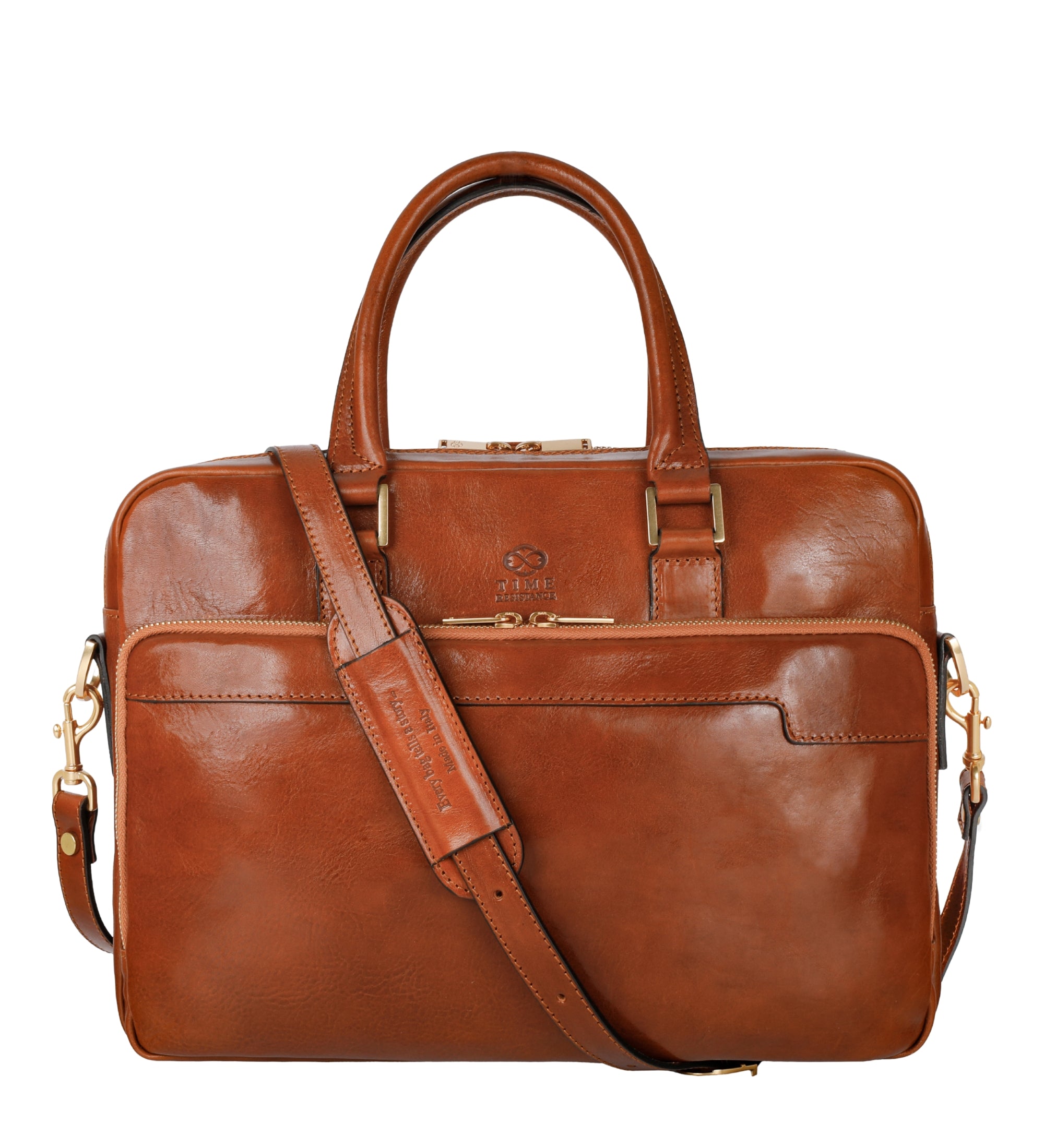 Womens Leather Briefcase Laptop Bag - Orlando