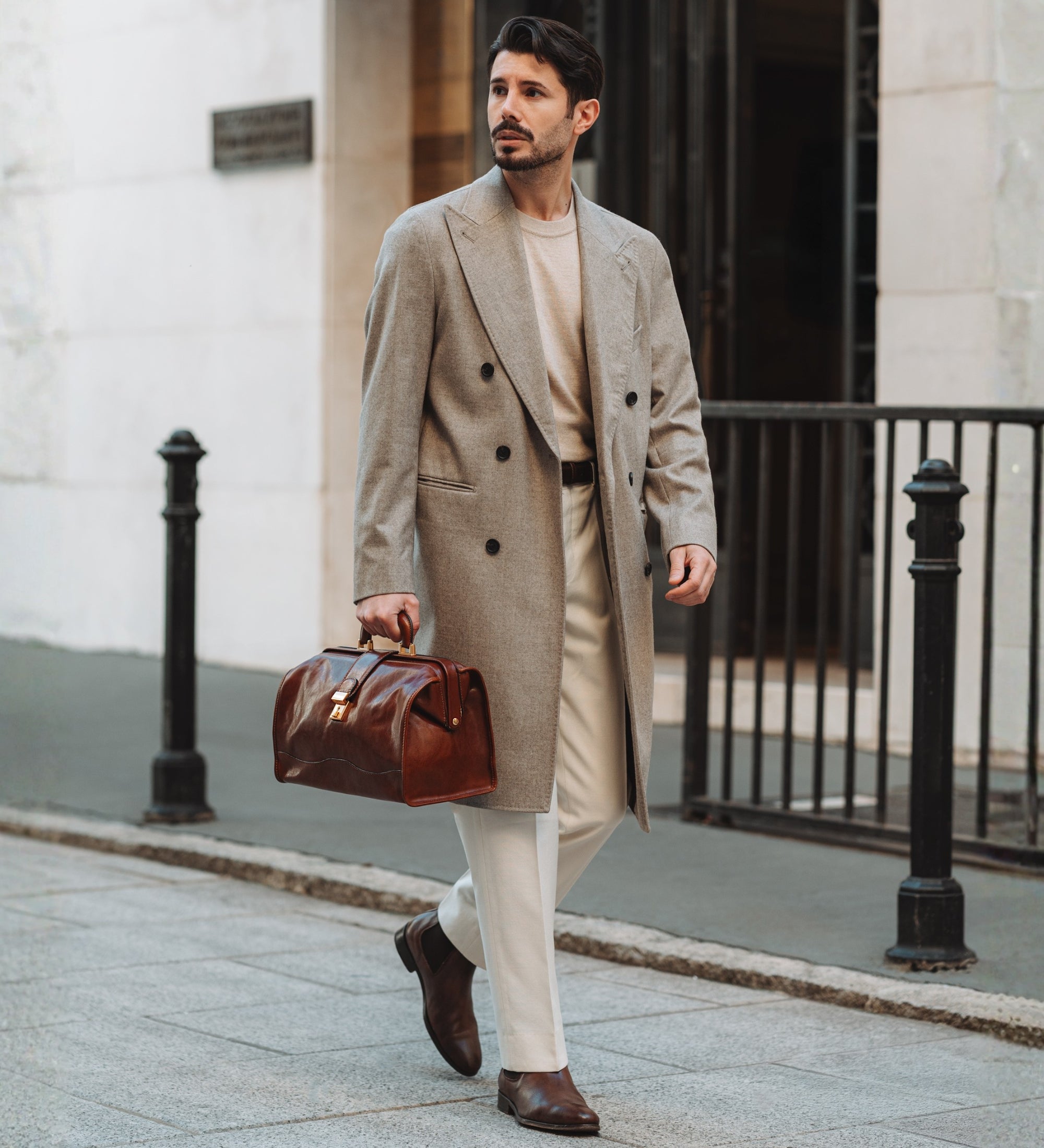 Small Leather Doctor Bag - David Copperfield