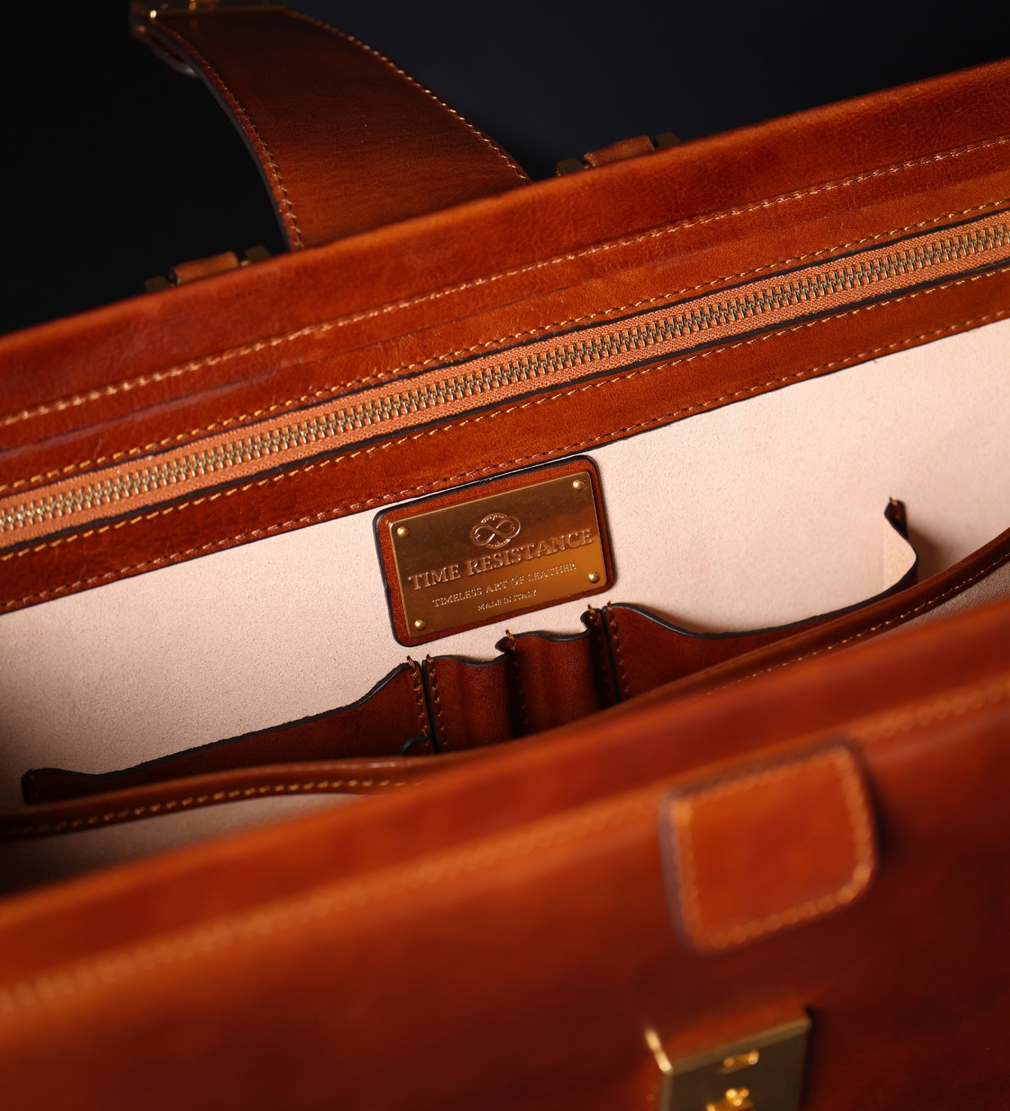 Large Leather Briefcase - The Firm