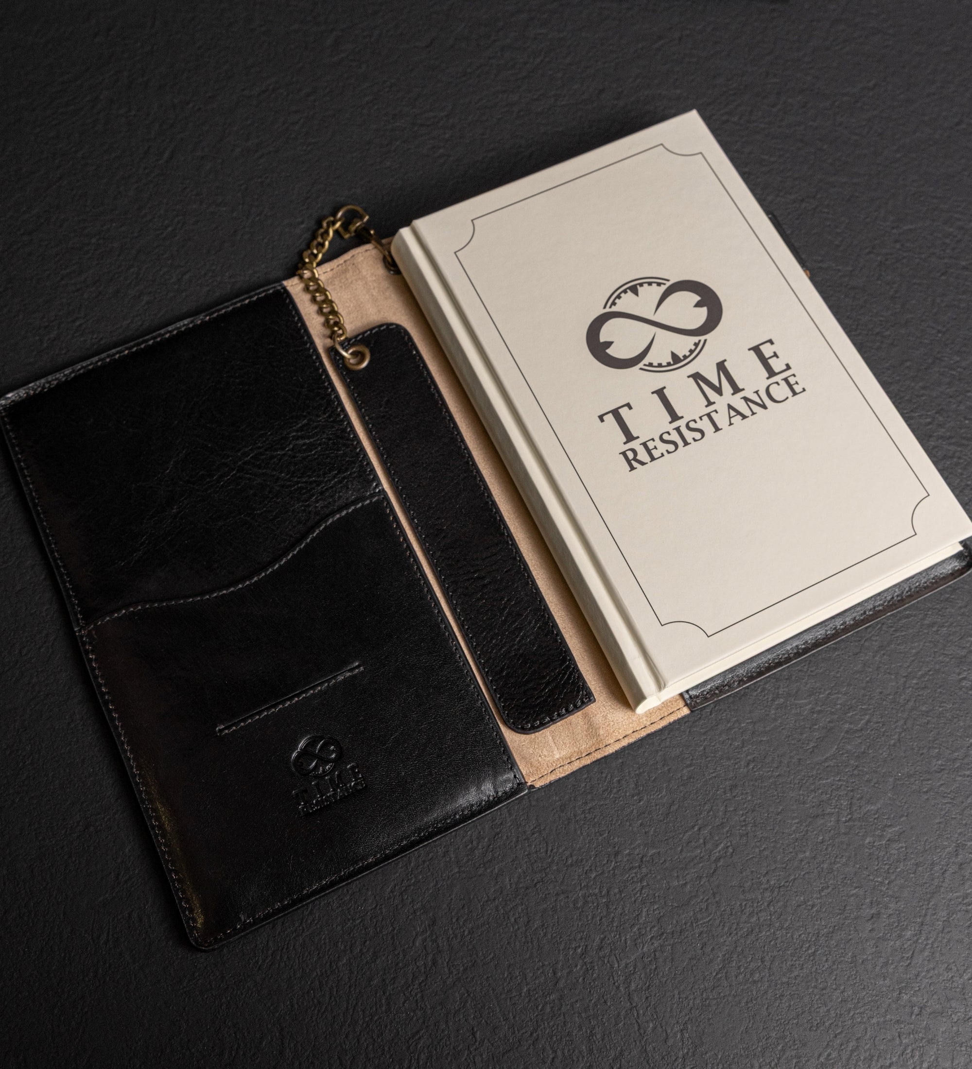 Womens Leather Journal with Refillable A5 Notepad - The Diary of a Nobody