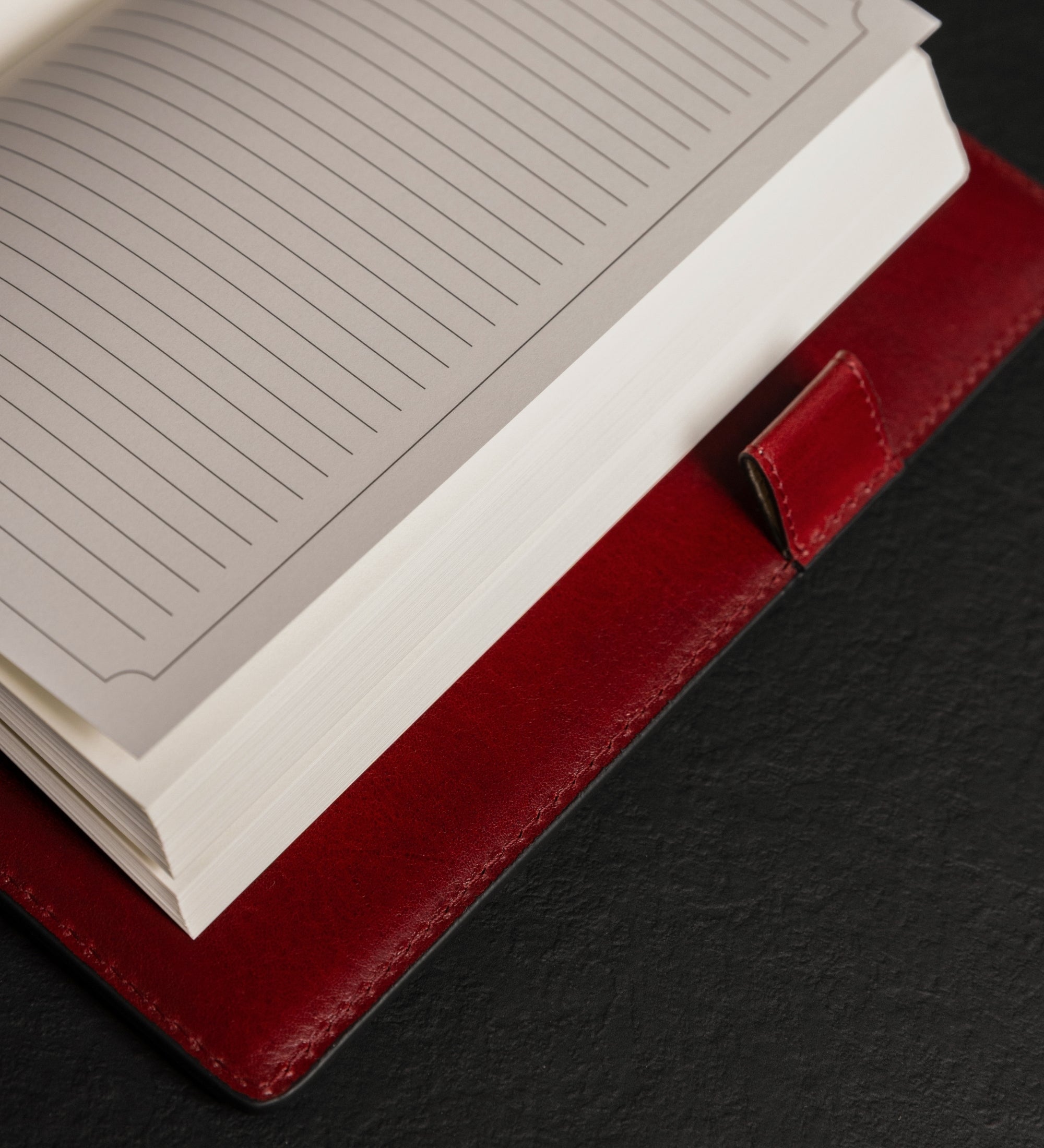 Womens Leather Journal with Refillable A5 Notepad - The Diary of a Nobody