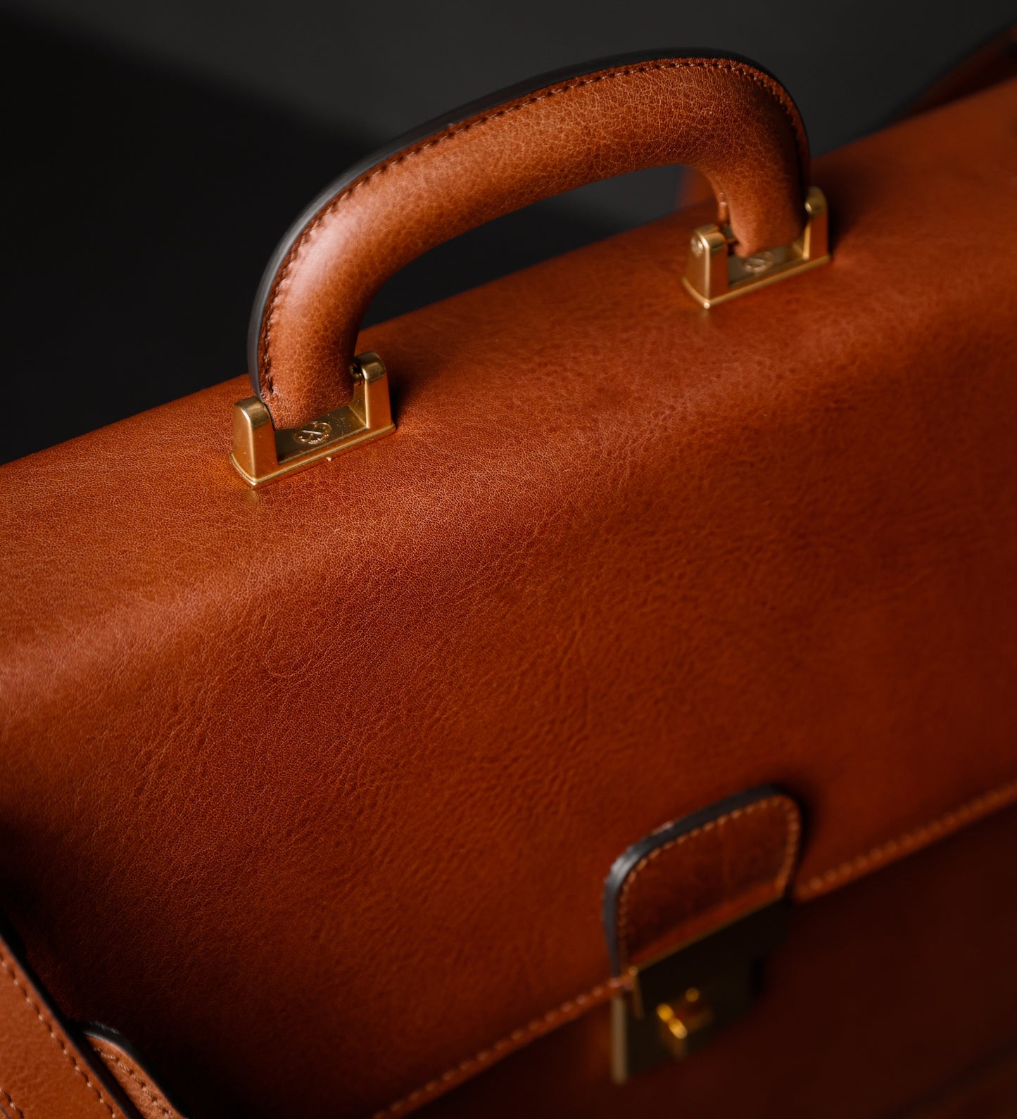 Large Leather Briefcase - Invisible Man