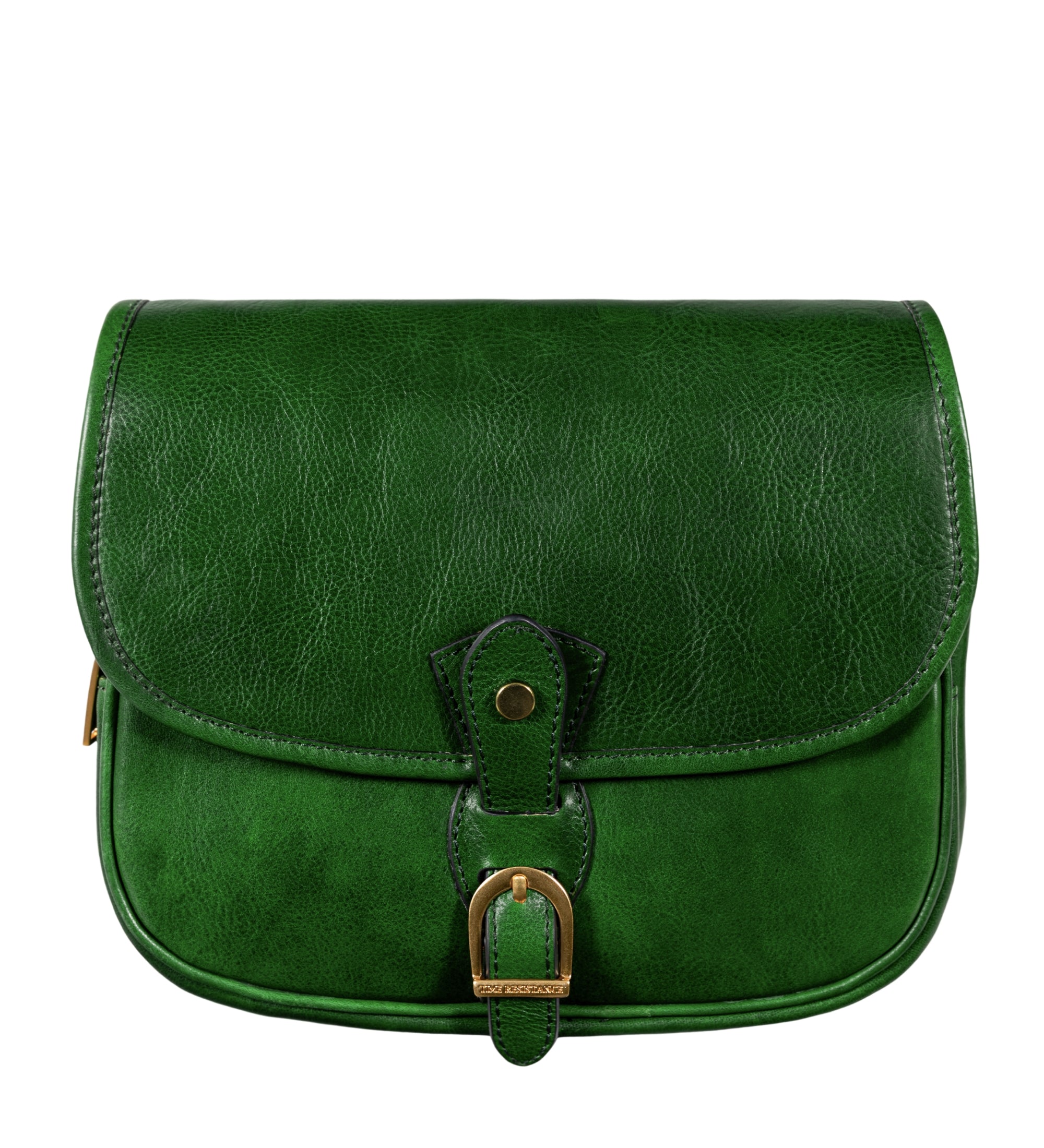 Womens Leather Saddle Bag - Women In Love